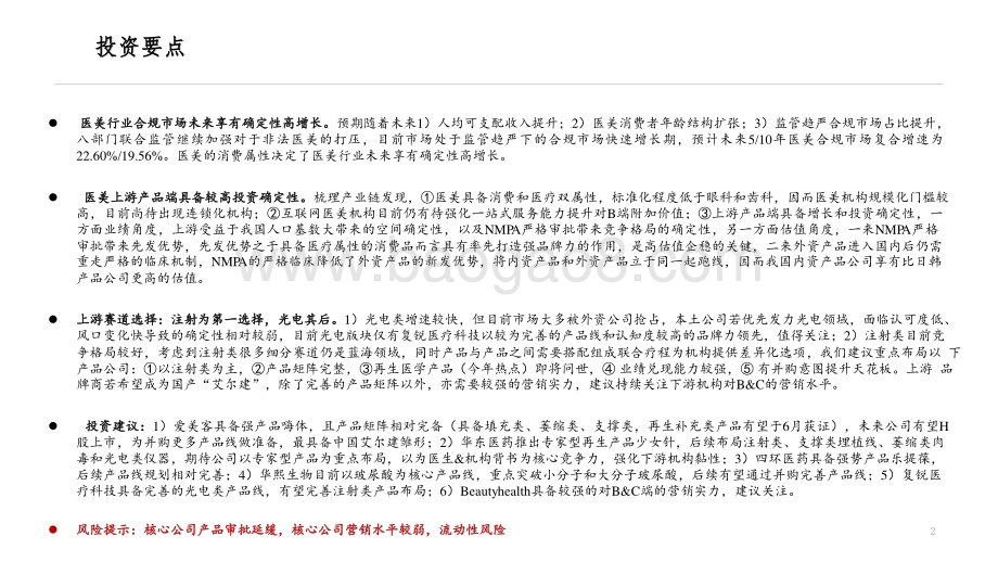 2021-2022医美行业投资框架分析报告.pptx_第2页