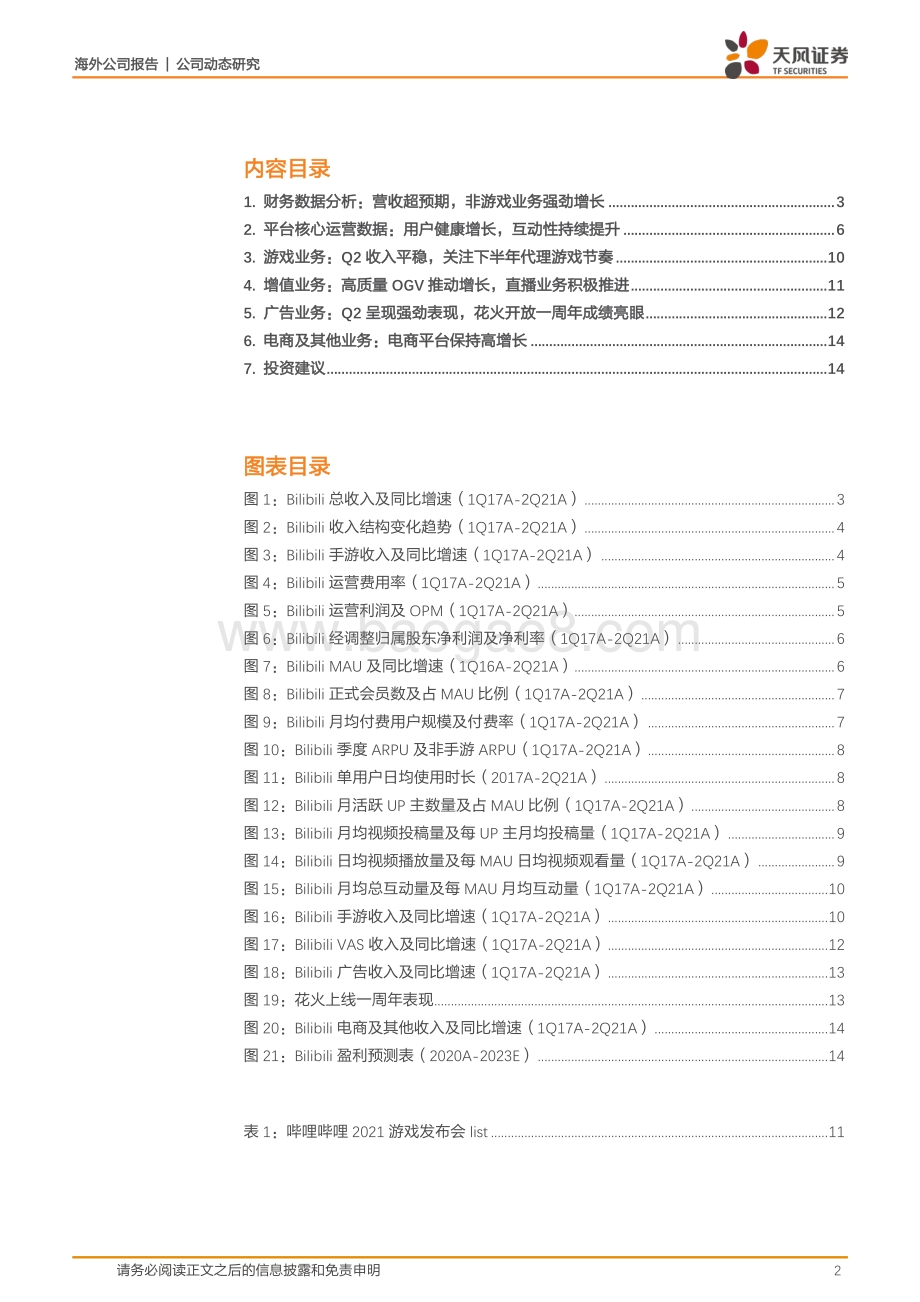 哔哩哔哩：社区生态持续繁荣广告及增值业务强劲增长.pdf_第2页
