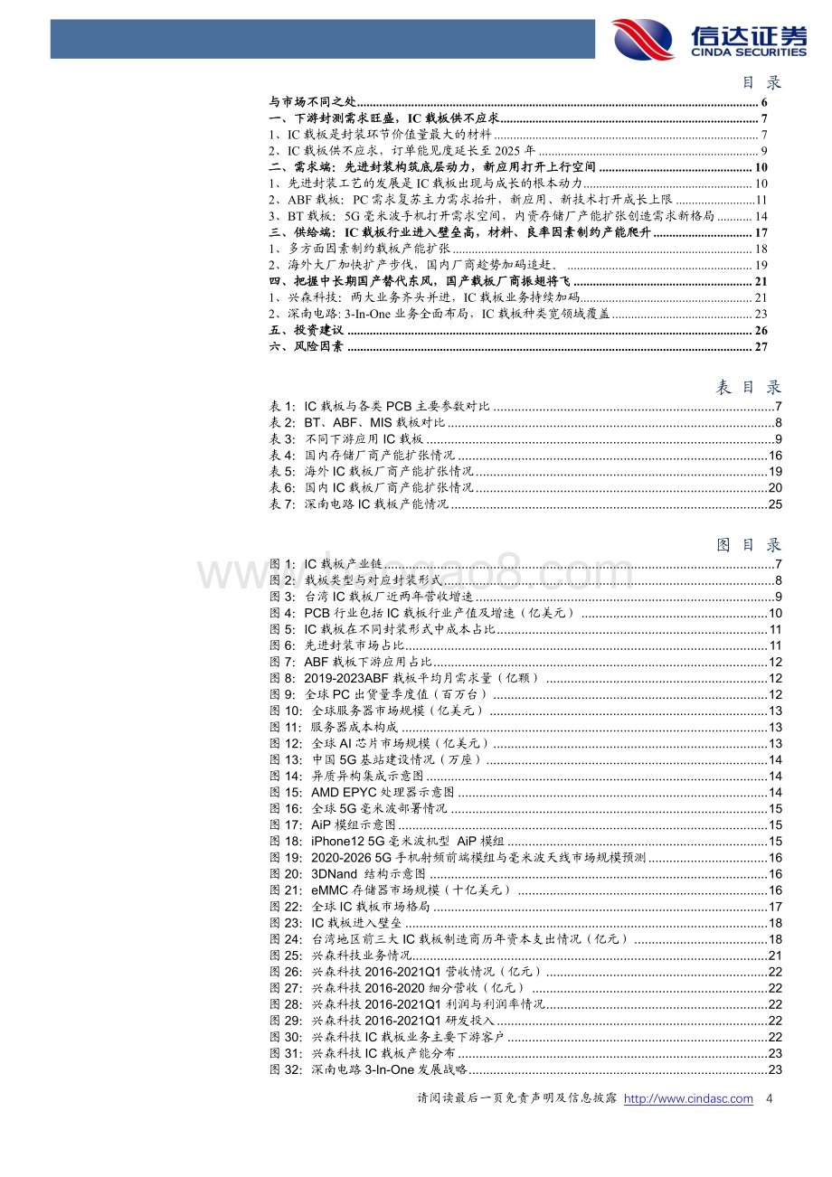 电子行业深度报告：供需失衡加速国产替代IC载板风鹏正举.pdf_第4页