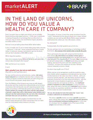 如何为医疗信息化独角兽公司估值？（英文版）.pdf