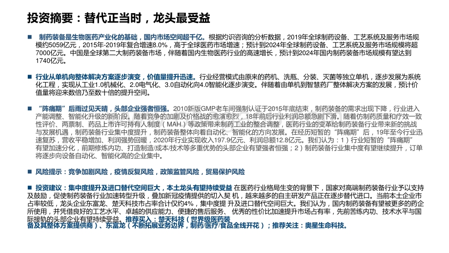 2021-2022制药装备行业研究报告.pptx_第2页