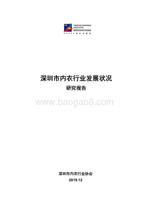 深圳市内衣行业发展状况研究报告.pdf