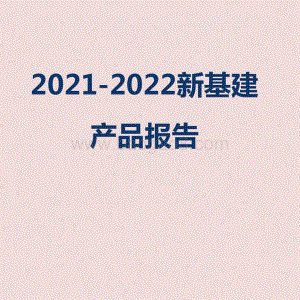 2021-2022新基建产品报告.pptx