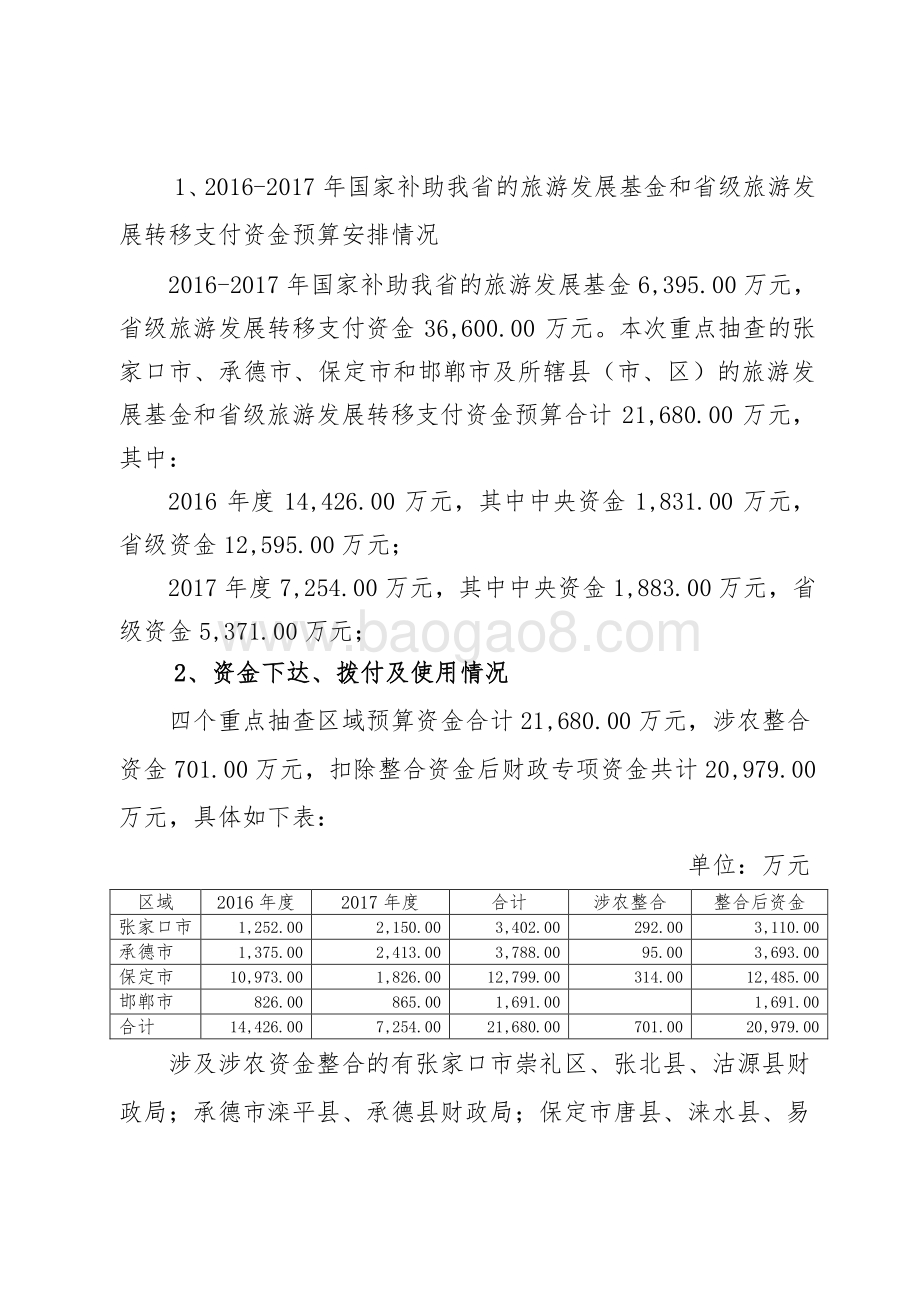 2016-2017年国家补助我省的旅游发展基金和省级旅游发展转移支付资金绩效评价报告.pdf_第3页