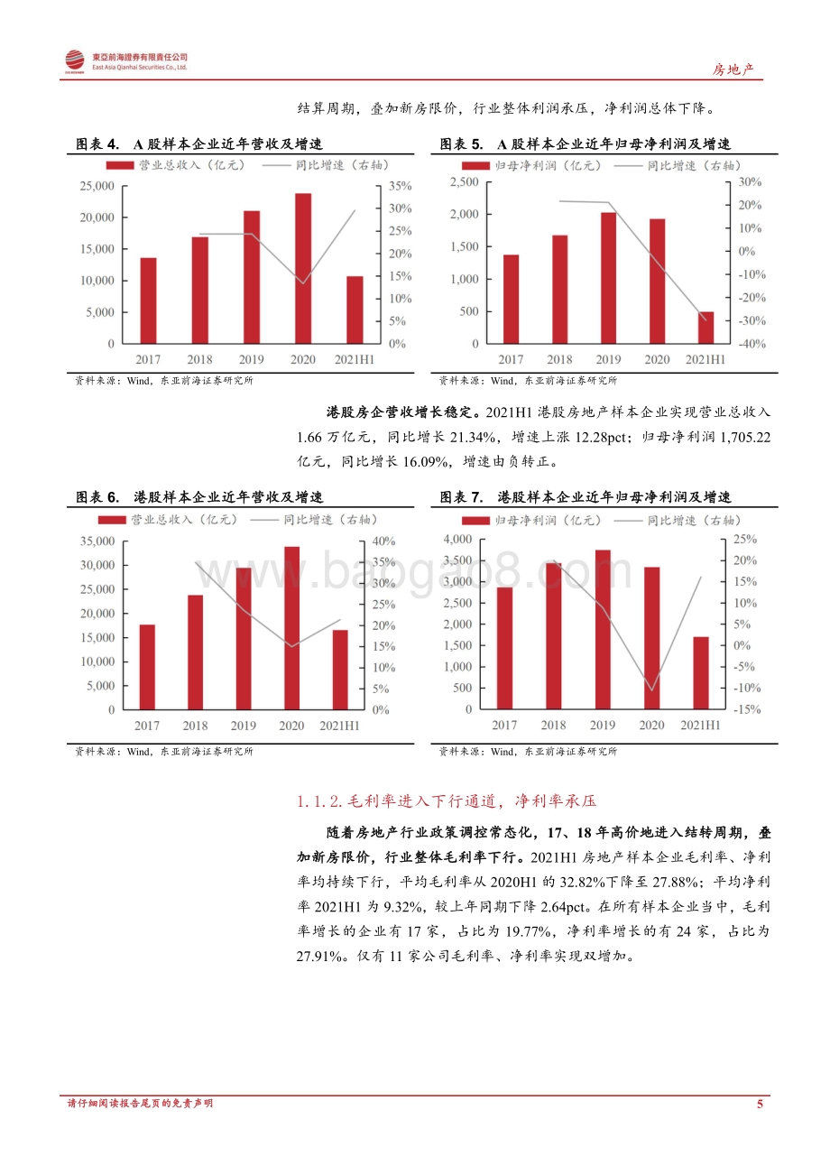 2021H1房地产中报业绩综述：碧波荡漾千尺潭乘舟侧畔万重山.pdf_第5页