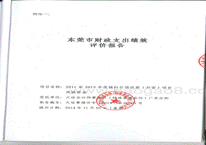 2011至2013年度镇村引进优质（外资）项目奖励资金第三方重点绩效评价报告.pdf
