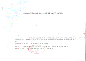 2012-2013年度东莞水木动画原创动画赞助经费支出第三方重点绩效评价报告.pdf