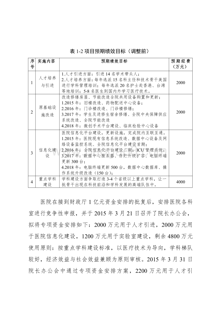 2015-2018年暨南大学部省共建附属第一医院专项资金绩效评价报告.pdf_第5页