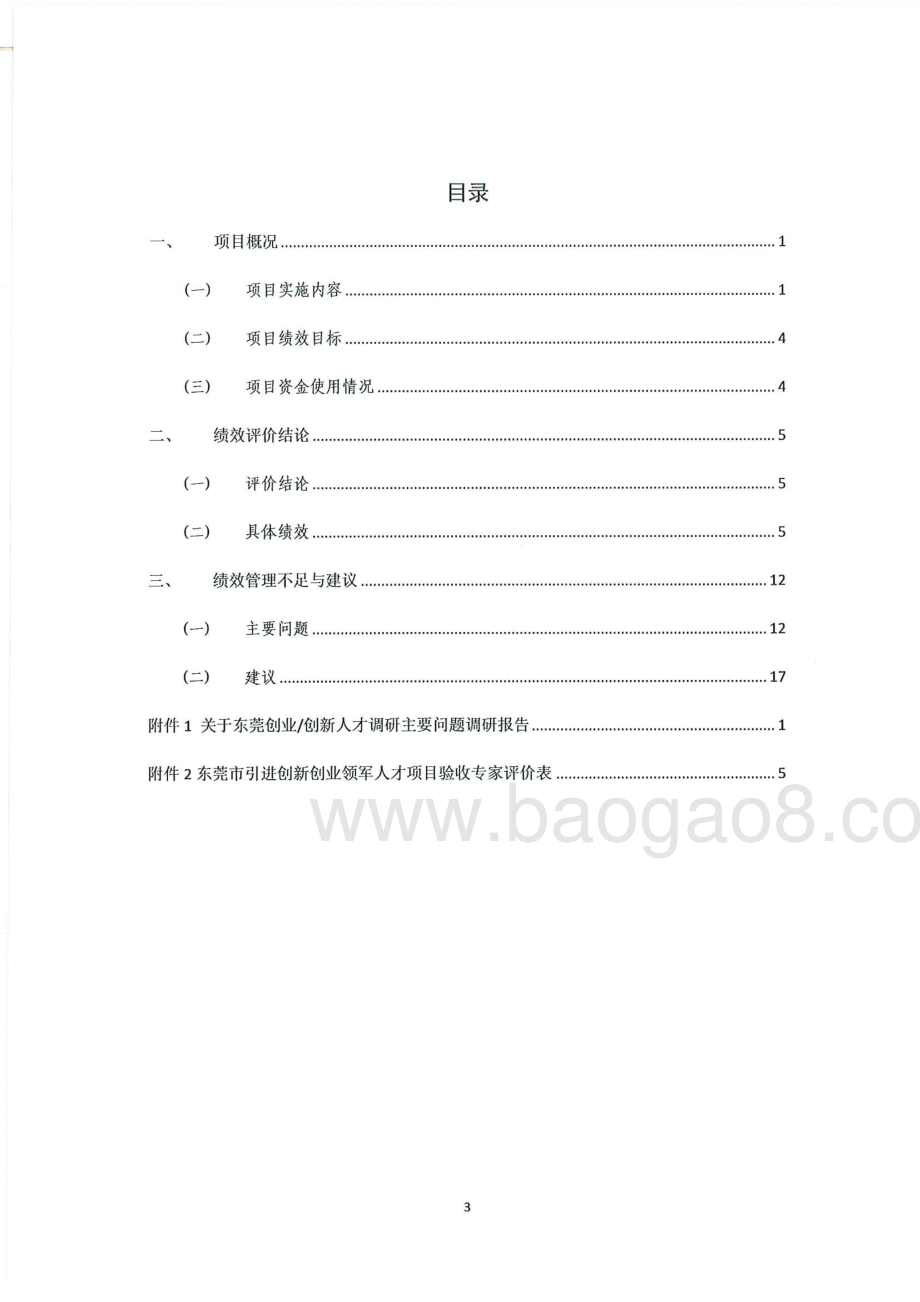 2015-2017年度东莞市引进创新创业领军人才项目绩效评价报告.pdf_第3页