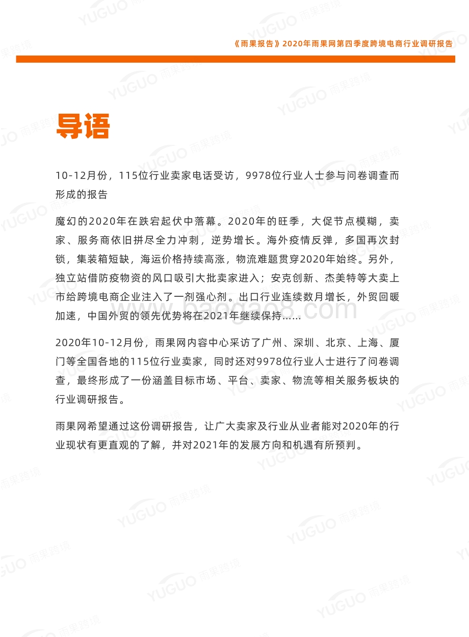 2020第四季度跨境电商行业调研报告.pdf_第2页