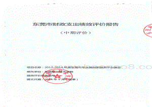 2012-2014年度专业镇技术创新平台资助经费绩效评价报告（中期评价）.pdf