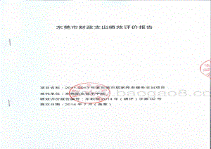 2011-2013年度东莞市居家养老服务项目第三方重点绩效评价报告.pdf