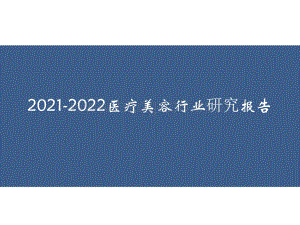 2021-2022医疗美容行业研究报告.pptx