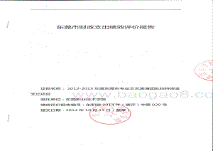 2012-2013年度东莞市专业文艺表演团队扶持资金支出项目第三方重点绩效评价报告.pdf