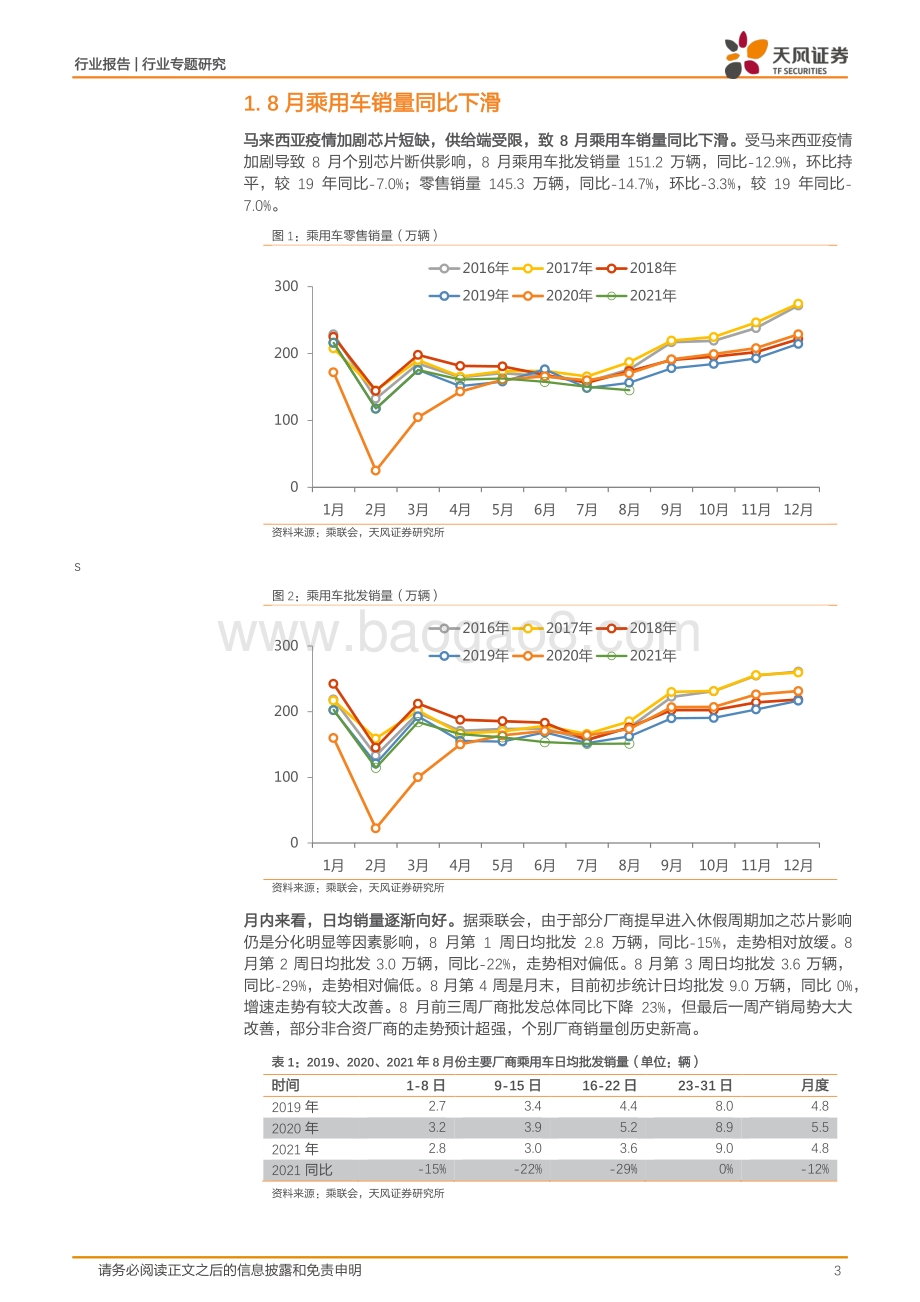 汽车行业专题研究：迎接“金九银十”行业有望进入加库周期.pdf_第3页
