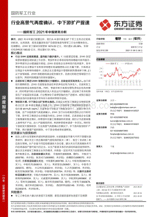 国防军工2021年中报财务分析.pdf