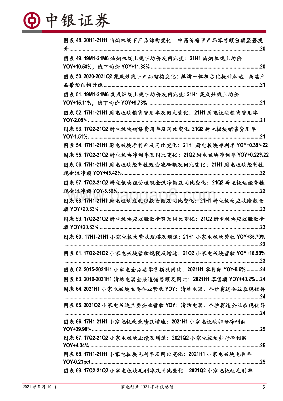 家电行业2021半年报总结.pdf_第5页