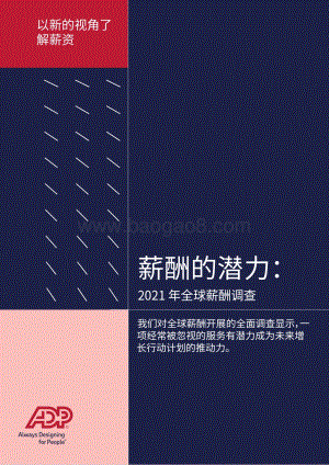 2021年全球薪酬调查：薪酬的潜力.pdf