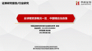 全球锂资源概况一览中国锂应当自强.pdf