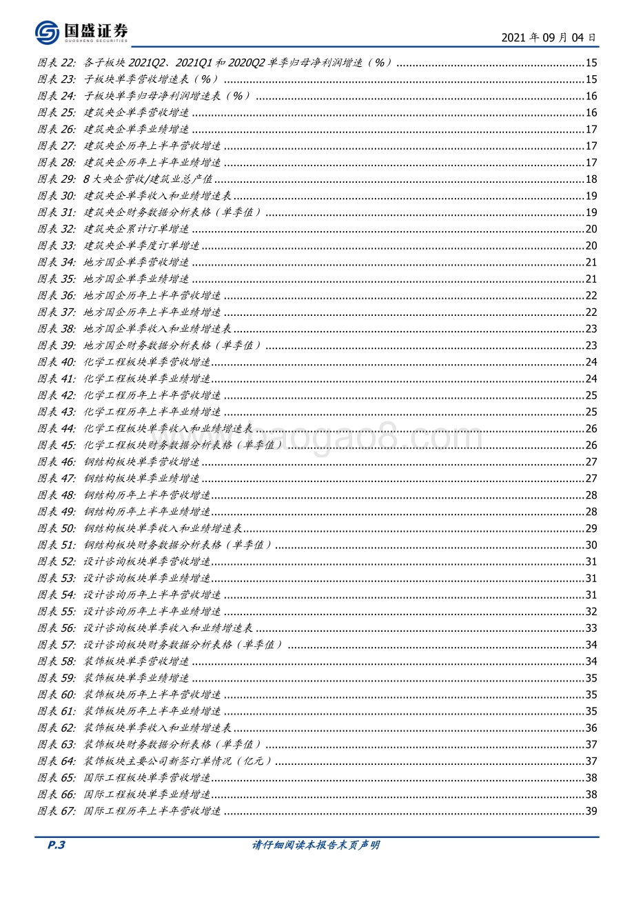 建筑装饰行业专题研究：央企国企引领上半年业绩增长化学工程与钢结构维持高景气.pdf_第3页