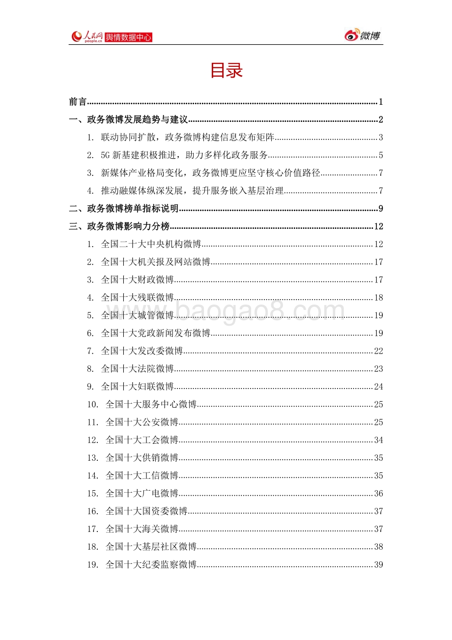 2020年度政务微博影响力报告.pdf_第2页