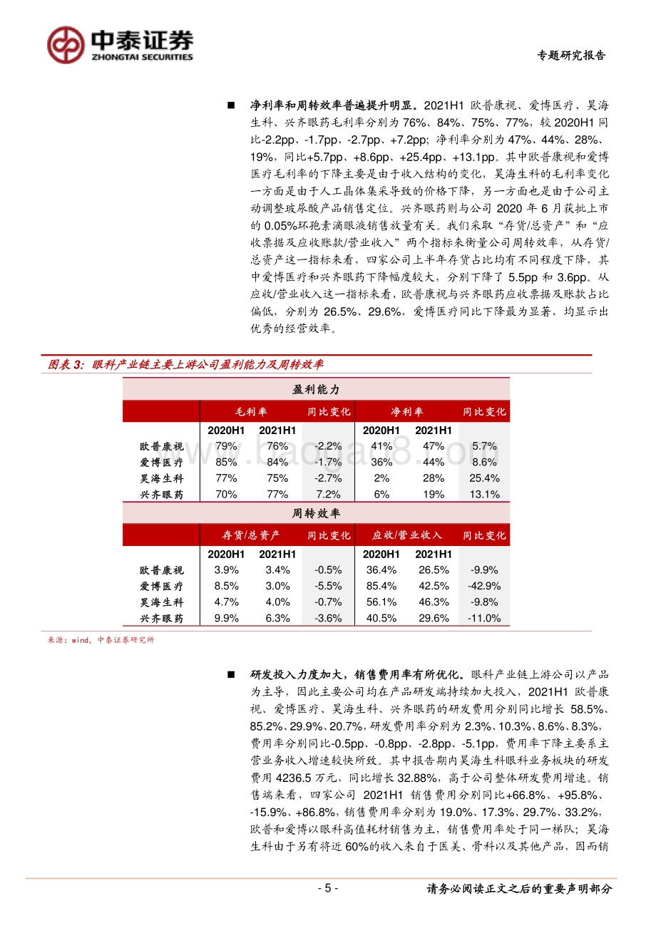 眼科产业链2021中报总结.pdf_第5页