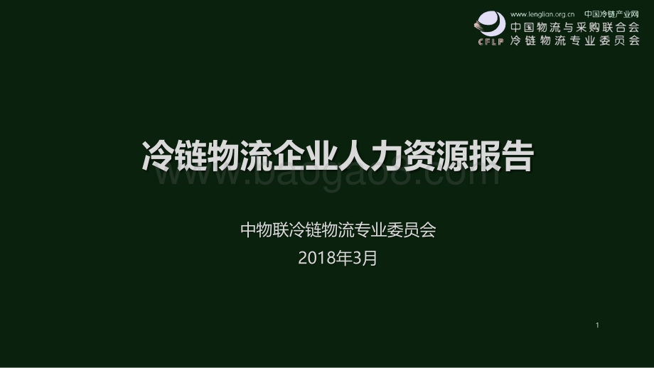 冷链物流企业人力资源报告.pdf_第1页