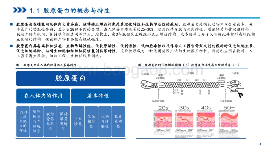 胶原蛋白行业研究报告：胶原蛋白风起颜值经济应用正当时.pdf_第4页