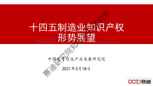 十四五制造业知识产权形势展望.pdf