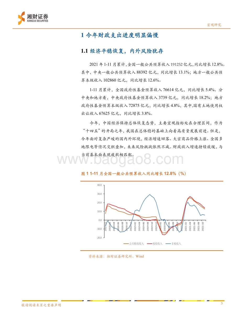 20211230-湘财证券-2022年宏观经济展望分报告_注重提质增效_明年财政或将前置_18页_1mb.pdf_第3页