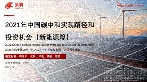 2021年中国碳中和实现路径和投资机会（新能源篇）_28页_12mb.pdf