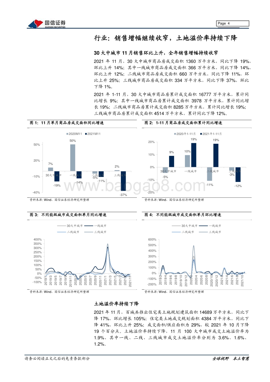 20211230-国信证券-房地产2022年1月投资策略_重视行业阵痛期后的配置价值_11页_666kb.pdf_第4页