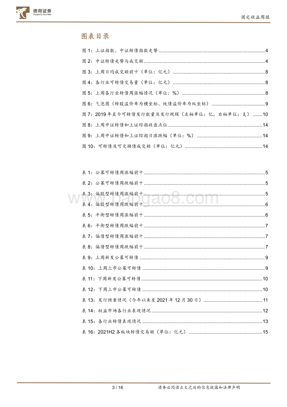 20211230-德邦证券-固定收益周报_转债估值高筑_四季度交易情绪冷淡_16页_2mb.pdf_第3页
