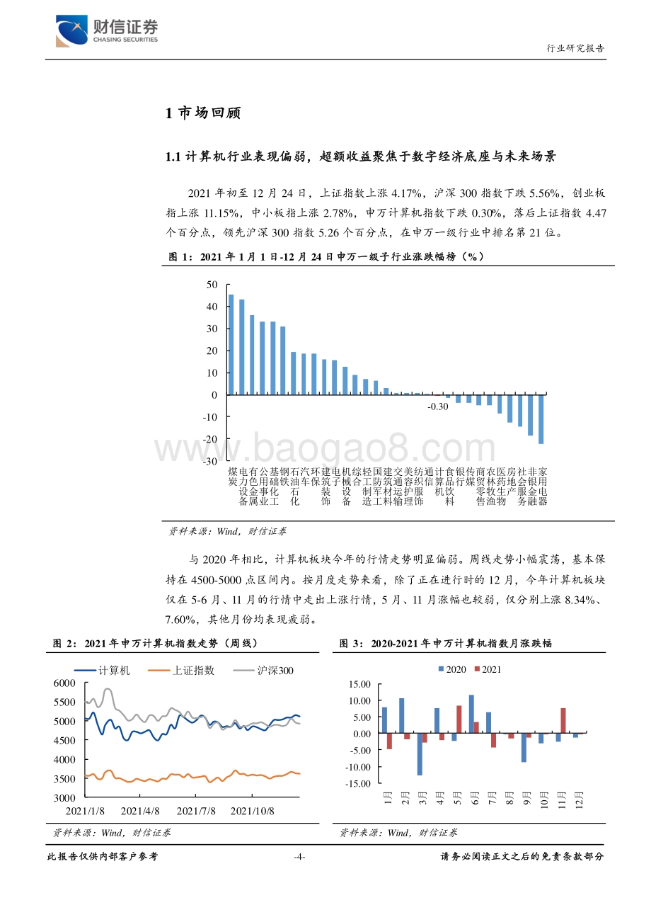 20211228-财信证券-计算机_把握政策与市场双重驱动_聚焦数字经济底座工程_29页_2mb.pdf_第4页