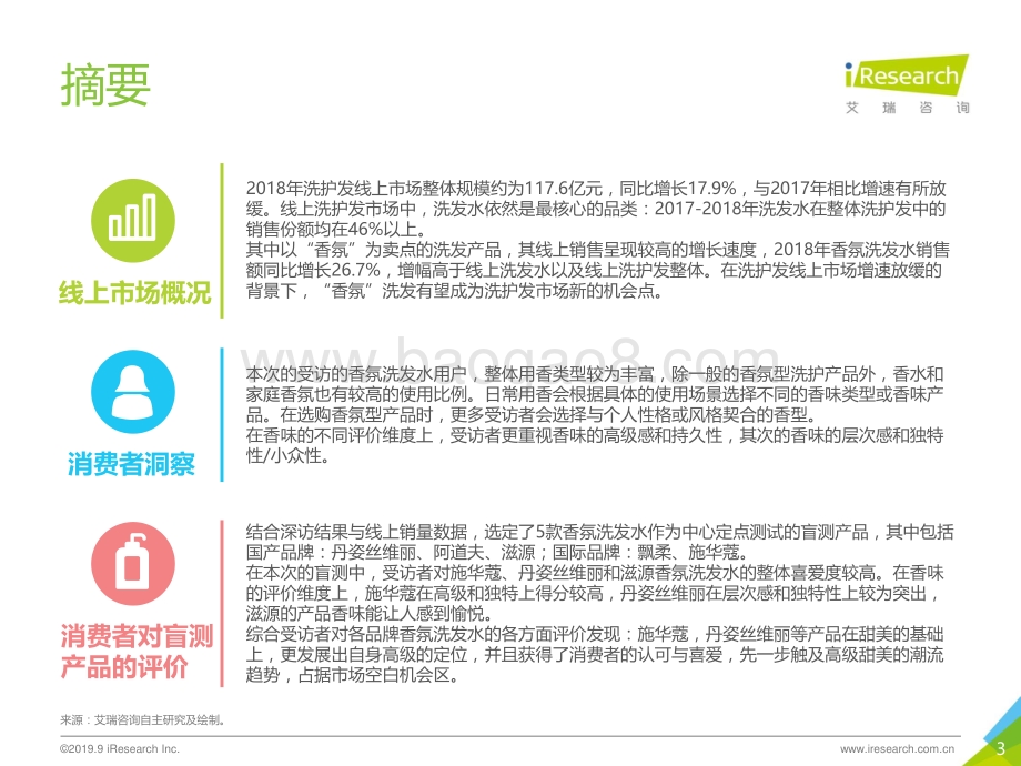 20190911-艾瑞股份-2019年中国香氛型洗发产品用户洞察白皮书_40页_1mb.pdf_第3页