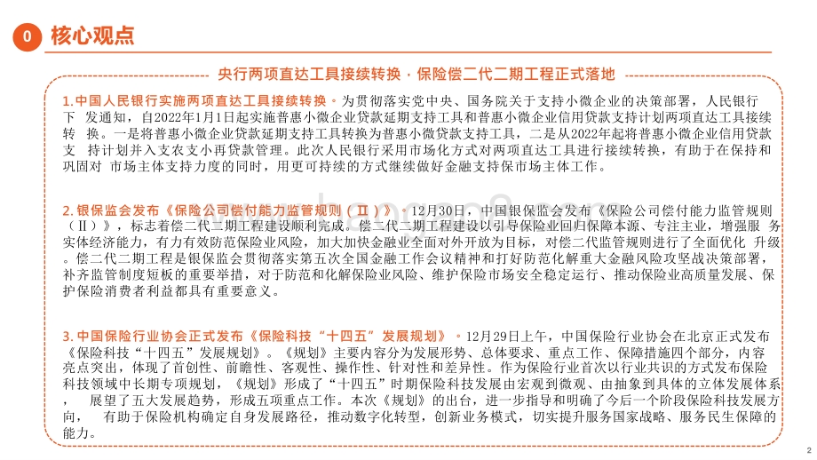 2022金融科技行业央行两项直达工具接续转换保险偿二代二期工程正式落地.pptx_第2页