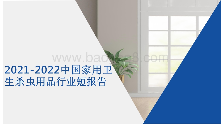 2021-2022中国家用卫生杀虫用品行业短报告.pdf_第1页