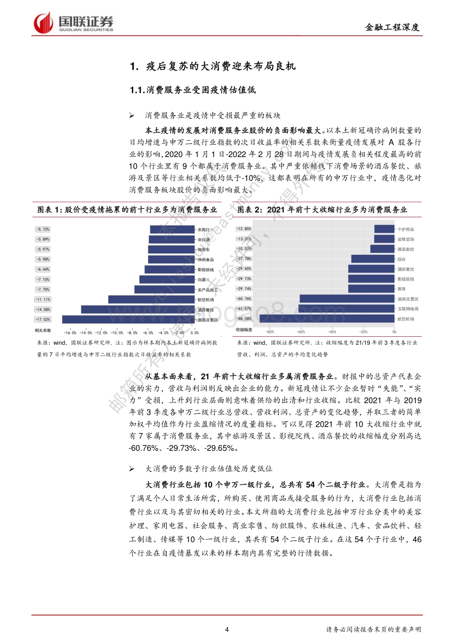 20220330-国联证券-金融工程研究_疫情修复主线下的消费类基金优选_24页_1mb.pdf_第4页