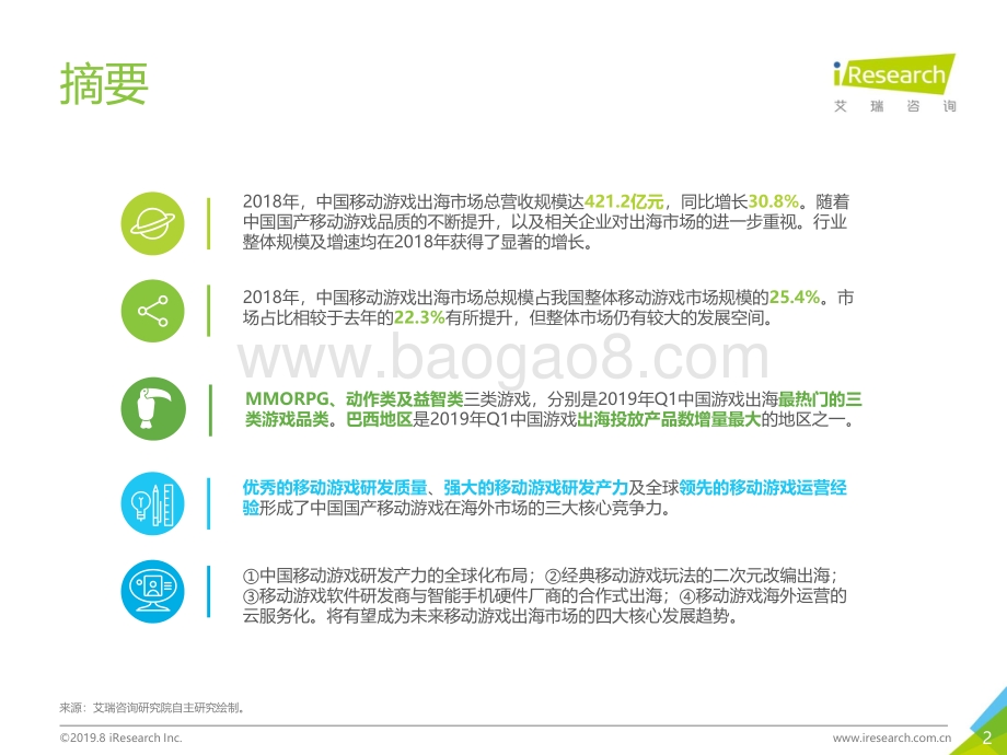 20190814-艾瑞股份-2019年中国移动游戏出海行业研究报告_56页_4mb.pdf_第2页