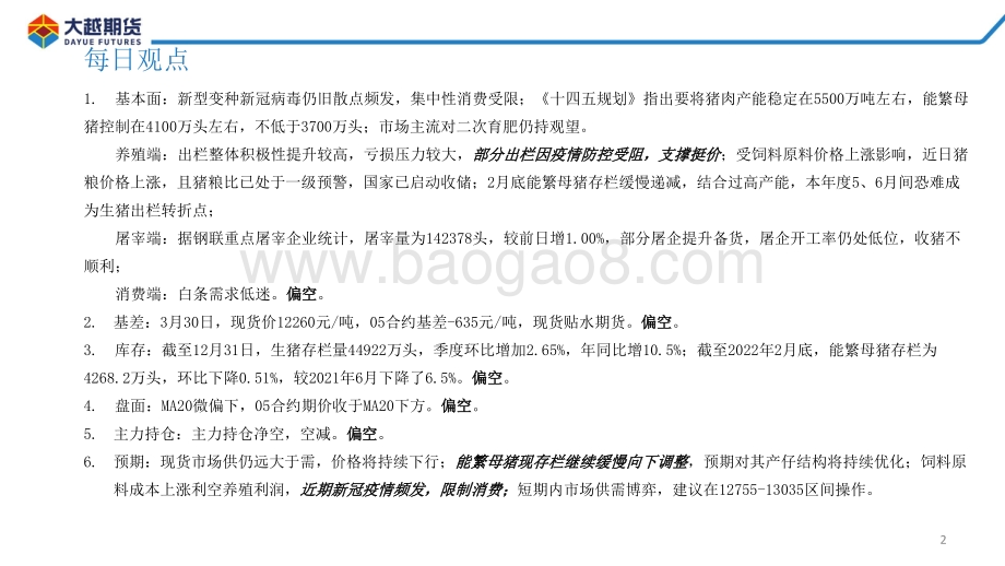 20220331-大越期货-生猪期货早报_25页_1mb.pdf_第2页