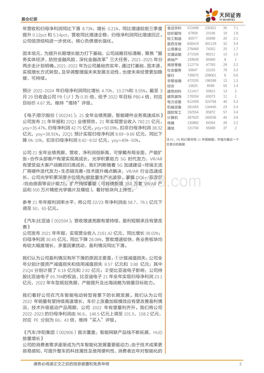 20220331-天风证券-晨会集萃_39页_2mb.pdf_第3页