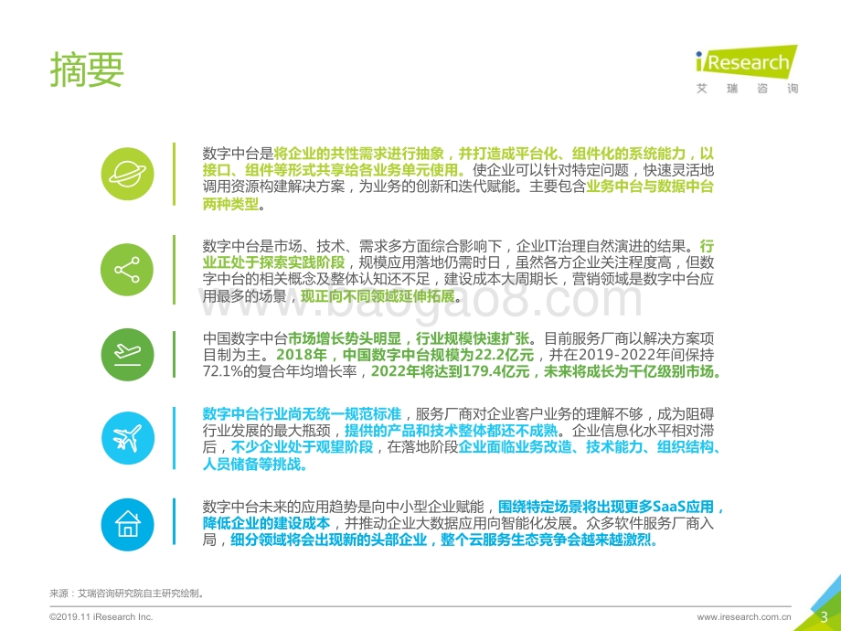20191105-艾瑞股份-企业数字化转型的加速引擎—2019年中国数字中台行业研究报告_55页_6mb.pdf_第3页