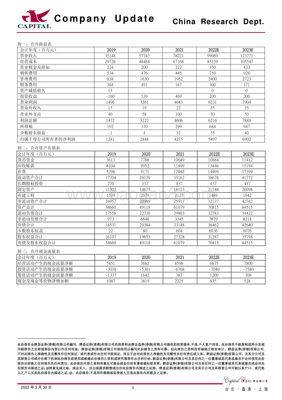 20220330-群益证券-歌尔股份-002241.SZ-VR发力_业绩高速增长_3页_359kb (1).pdf_第3页