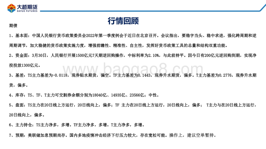 20220331-大越期货-国债期货早报_8页_877kb.pdf_第2页