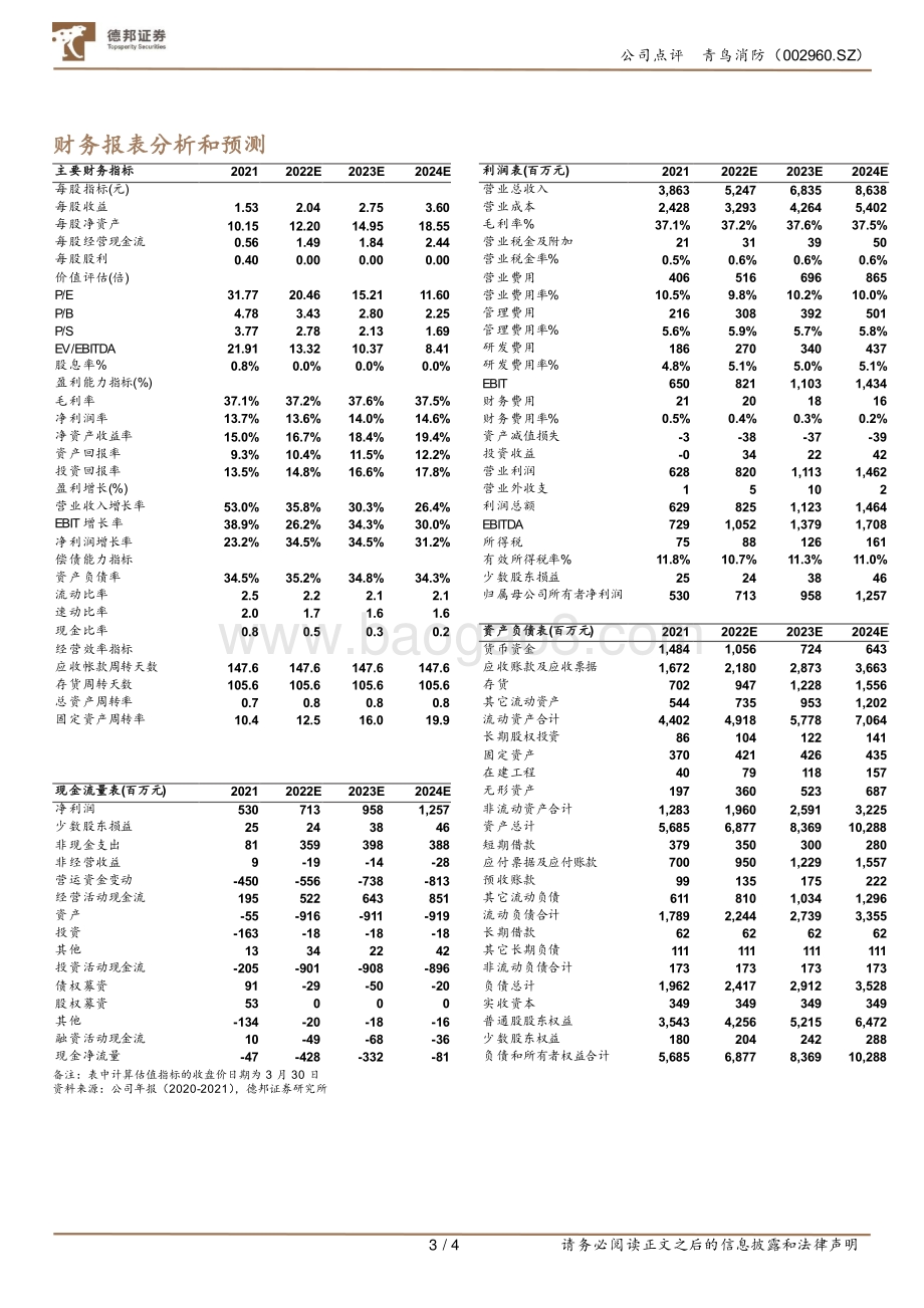 20220331-德邦证券-青鸟消防-002960.SZ-营收保持高增长_一站式产品矩阵凸显优势_4页_840kb (1).pdf_第3页