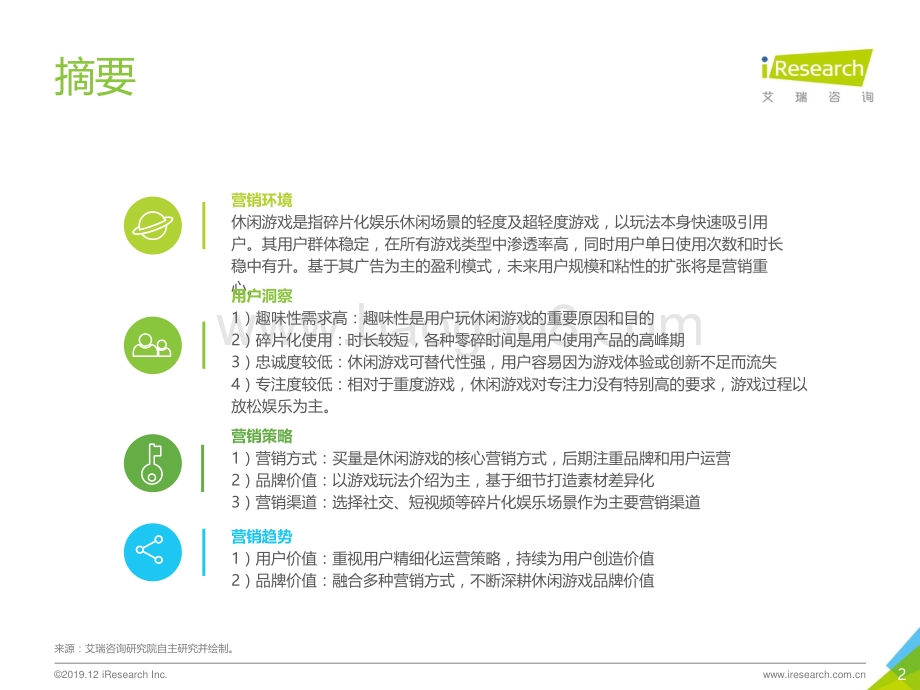 20191231-艾瑞股份-2019年中国休闲游戏企业营销策略白皮书_37页_1mb.pdf_第2页