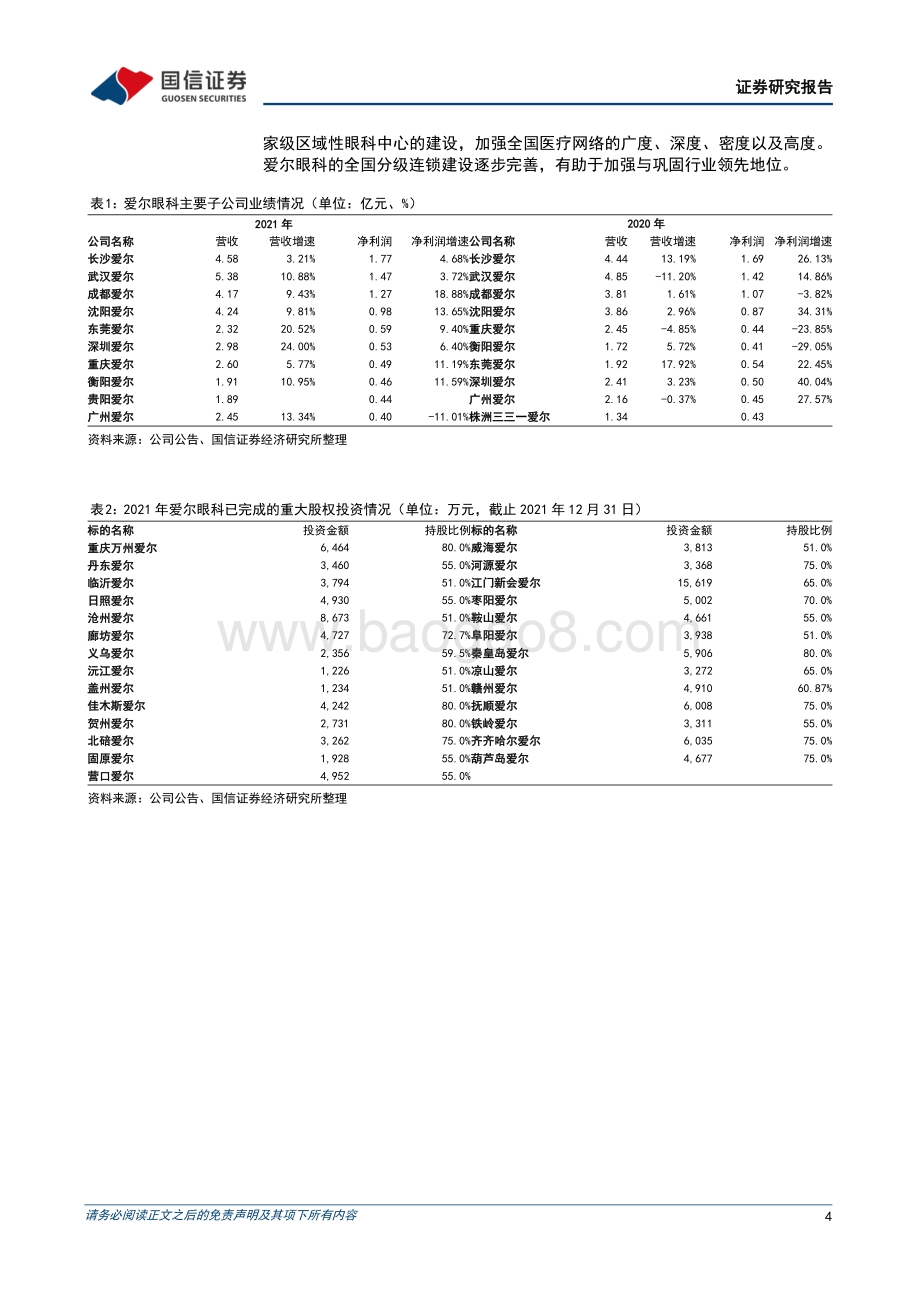 20220429-国信证券-爱尔眼科-300015.SZ-2021年归母净利润同比增长34.8_践行新十年发展战略_8页_1mb.pdf_第4页