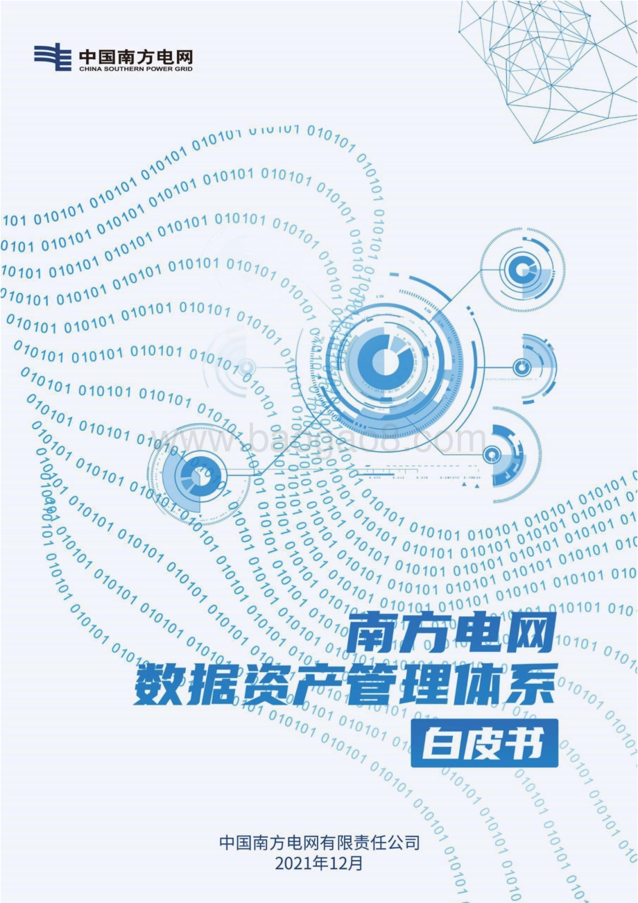 南方电网数据资产管理体系白皮书-中国南方电网-2021.12-71页_3mb.pdf_第1页