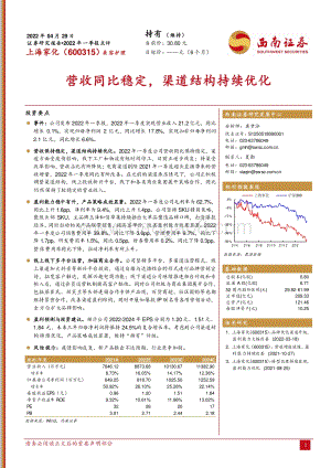 20220429-西南证券-上海家化-600315.SH-营收同比稳定_渠道结构持续优化_4页_985kb.pdf