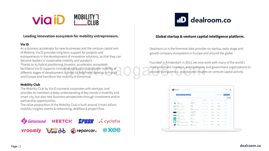 Dealroom：2021年欧洲出行初创公司报告（EN）_37页_12mb.pdf_第2页